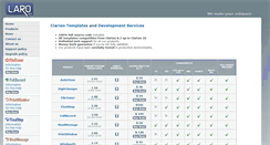 Desktop Screenshot of clariontemplates.com